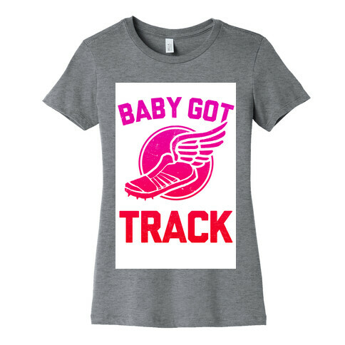 Baby Got Track (v-neck) Womens T-Shirt