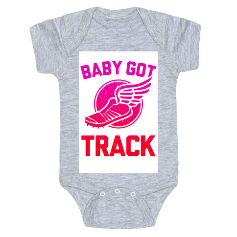 Baby Got Track (v-neck) Baby One-Piece