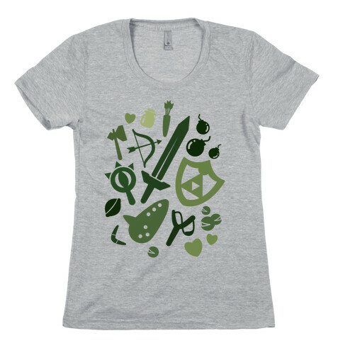 Link's Inventory Womens T-Shirt