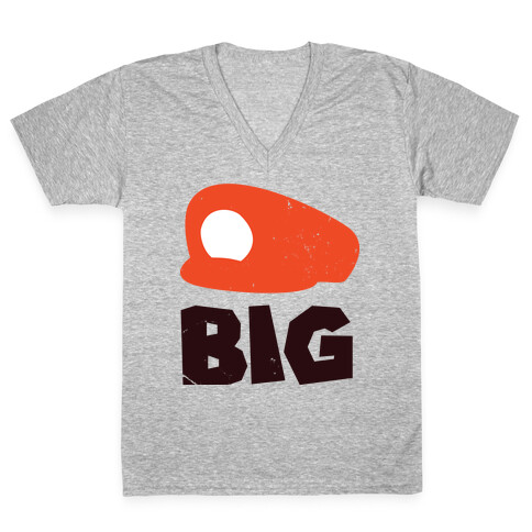 Super Bro Big (Baseball Tee) V-Neck Tee Shirt