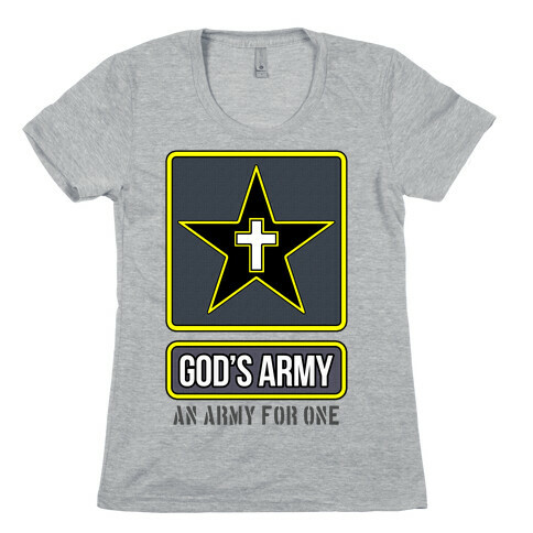 God's Army Womens T-Shirt