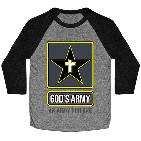 God's Army Baseball Tee