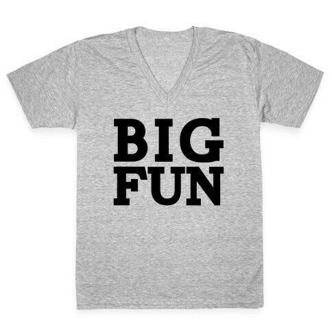 Big Fun V-Neck Tee Shirt