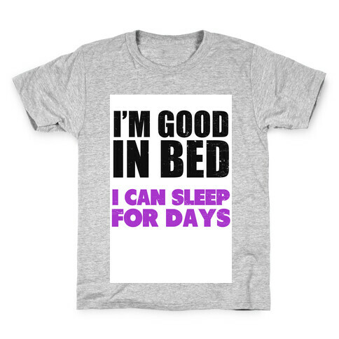 Good in Bed (Vintage) Kids T-Shirt