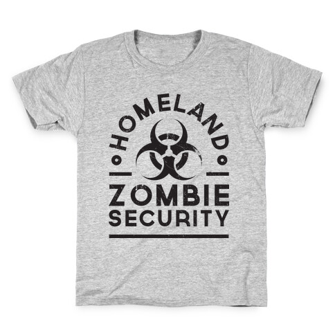 Homeland Zombie Security Kids T-Shirt