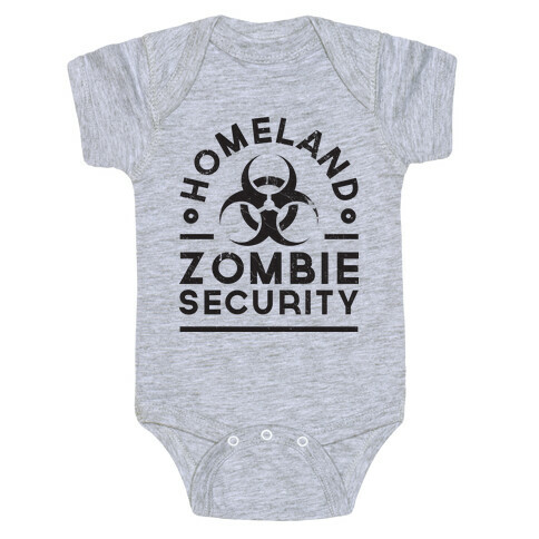 Homeland Zombie Security Baby One-Piece