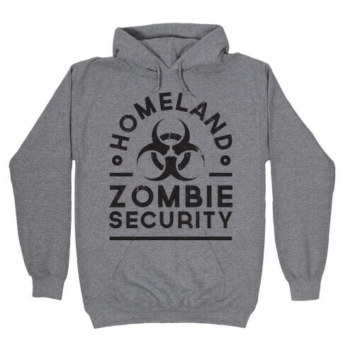 Homeland Zombie Security Hooded Sweatshirt