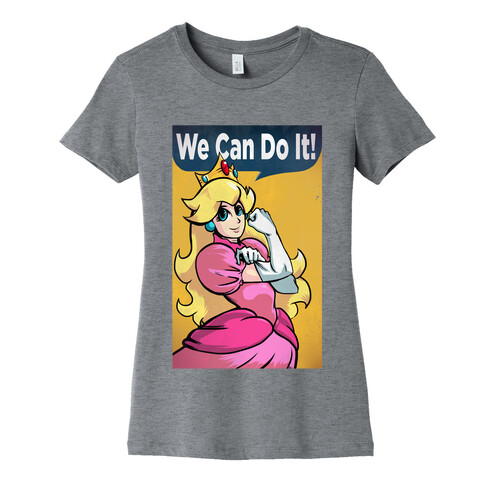 We Can Do It- Princess Peach Womens T-Shirt