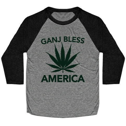 Ganj Bless America Baseball Tee