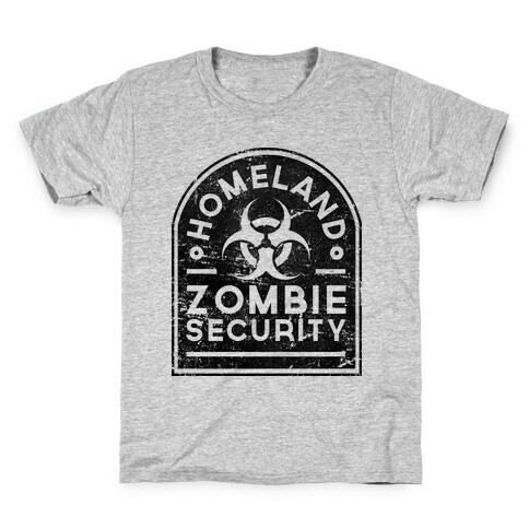 Homeland Zombie Security (Variant) Kids T-Shirt