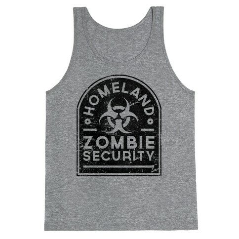 Homeland Zombie Security (Variant) Tank Top