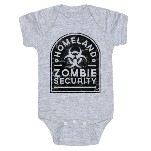 Homeland Zombie Security (Variant) Baby One-Piece