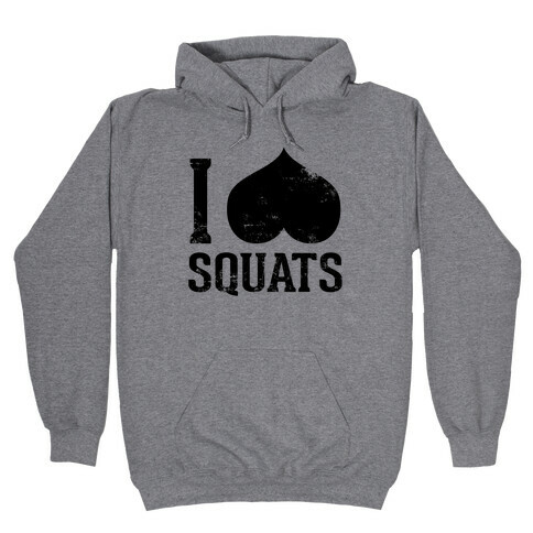 Squats (Tank) Hooded Sweatshirt