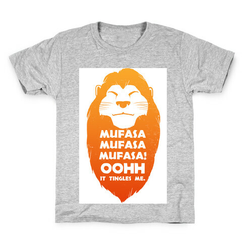Mufasa Mufasa Mufasa! (baseball tee) Kids T-Shirt