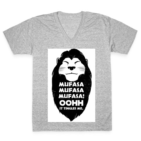 Mufasa Mufasa Mufasa! V-Neck Tee Shirt