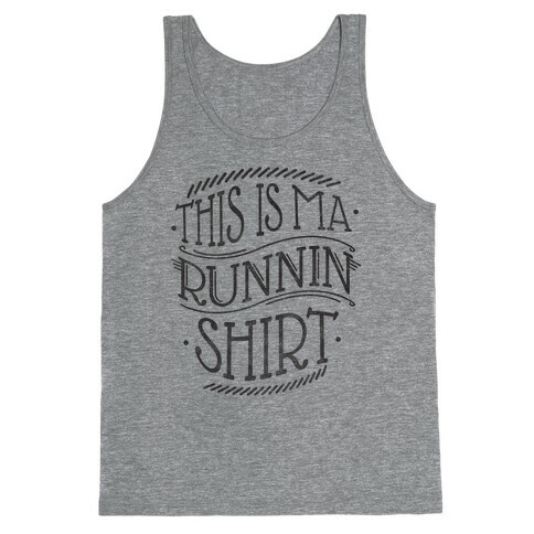Running Shirt (Grey) Tank Top
