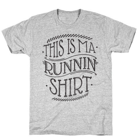 Running Shirt (Grey) T-Shirt