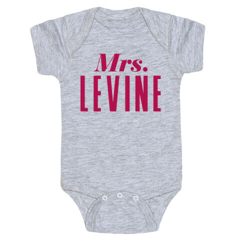 Mrs. Levine Baby One-Piece