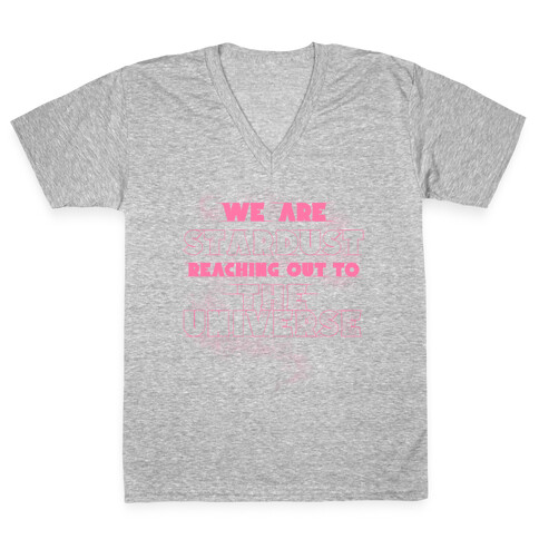 Stardust (Pink) V-Neck Tee Shirt