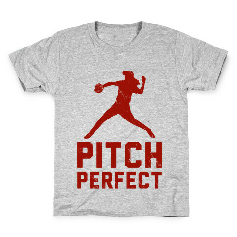 Pitch Perfect (Baseball Tee) Kids T-Shirt