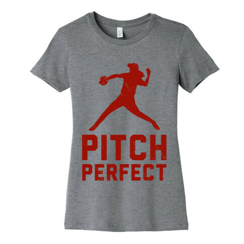 Pitch Perfect (Baseball Tee) Womens T-Shirt