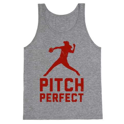 Pitch Perfect (Baseball Tee) Tank Top