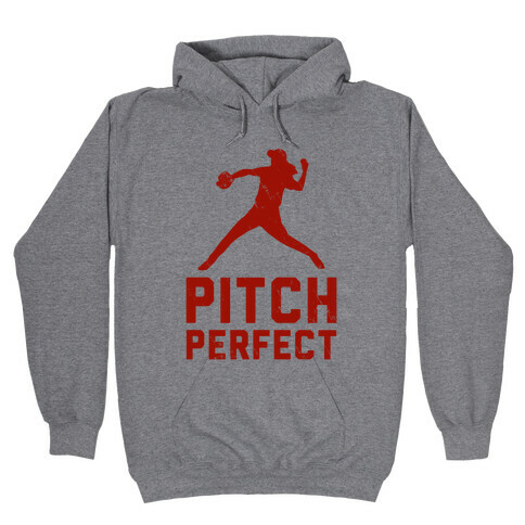 Pitch Perfect (Baseball Tee) Hooded Sweatshirt