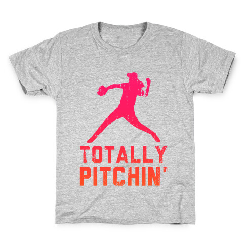 Totally Pitchin (Tank) Kids T-Shirt