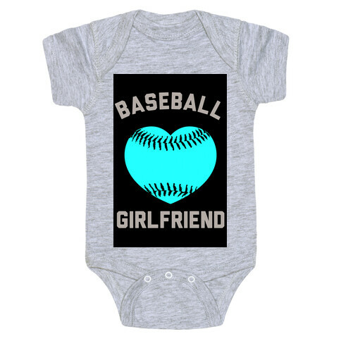 Baseball Girlfriend Baby One-Piece