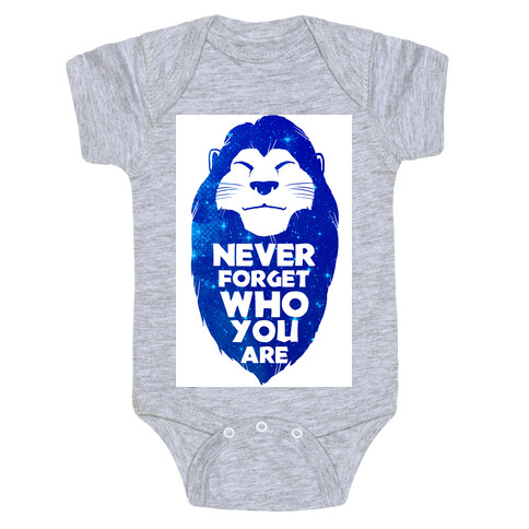 Never Forget Who You Are(Mufasa) Baby One-Piece