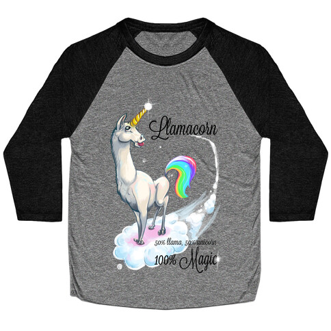 Llamacorn Baseball Tee