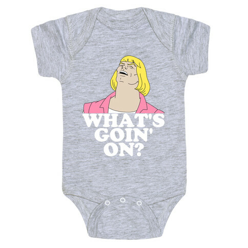 What's Goin' On? Couples Shirt Baby One-Piece