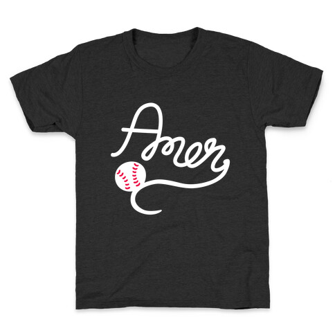 Baseball, Amen (Tank) Kids T-Shirt