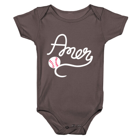 Baseball, Amen (Tank) Baby One-Piece