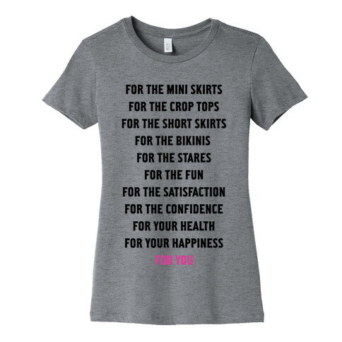 For You Womens T-Shirt