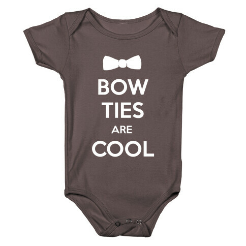 Bow Ties are Cool Baby One-Piece
