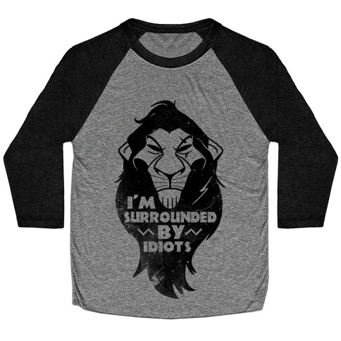 Surrounded by Idiots (Scar) Baseball Tee
