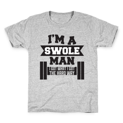 Swole Man Kids T-Shirt