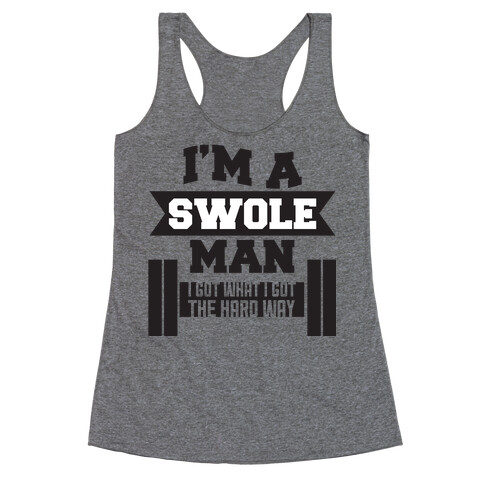 Swole Man Racerback Tank Top