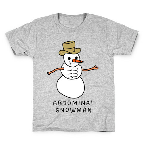 Abdominal Snowman Kids T-Shirt