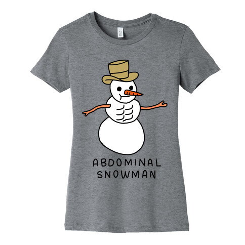 Abdominal Snowman Womens T-Shirt