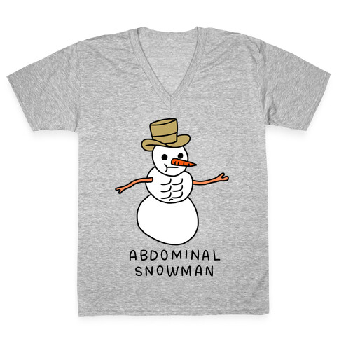 Abdominal Snowman V-Neck Tee Shirt