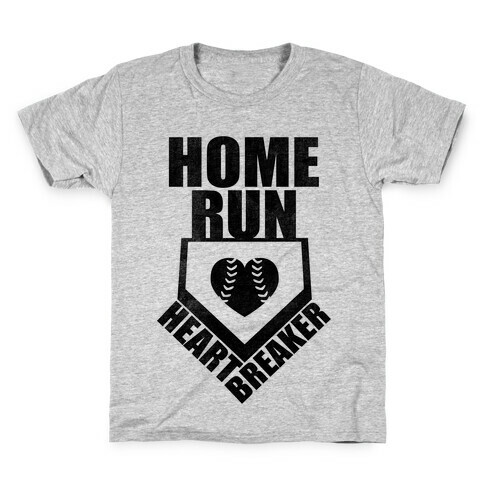 Home Run Heartbreaker (Baseball Tee) Kids T-Shirt