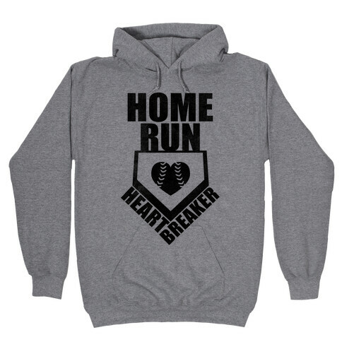 Home Run Heartbreaker (Baseball Tee) Hooded Sweatshirt