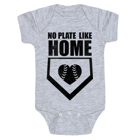 No Plate Like Home (Tank) Baby One-Piece