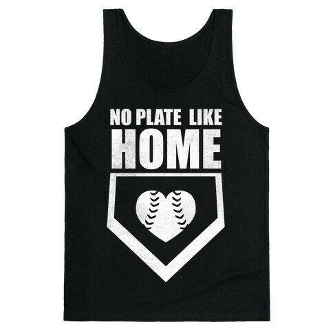 No Plate Like Home (Dark Tank) Tank Top