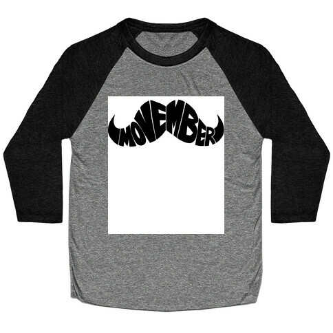 Movember Baseball Tee