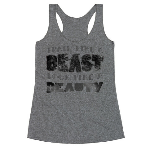 Beast & Beauty Racerback Tank Top