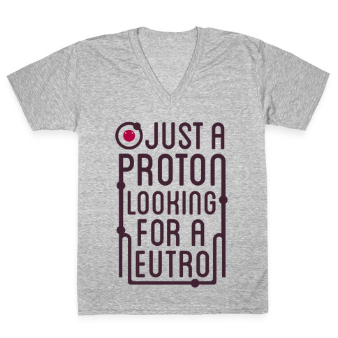 Just A Proton (Type Tank) V-Neck Tee Shirt