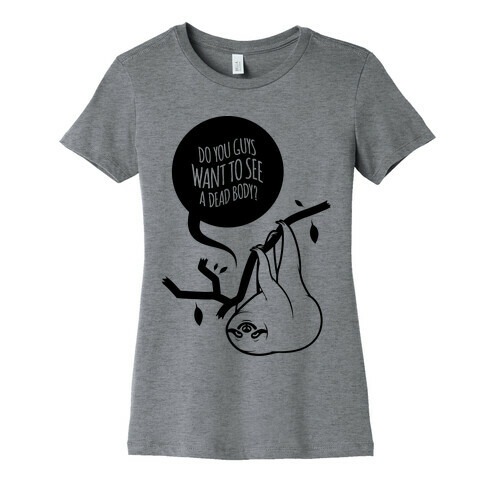 Want To See A Dead Body Womens T-Shirt